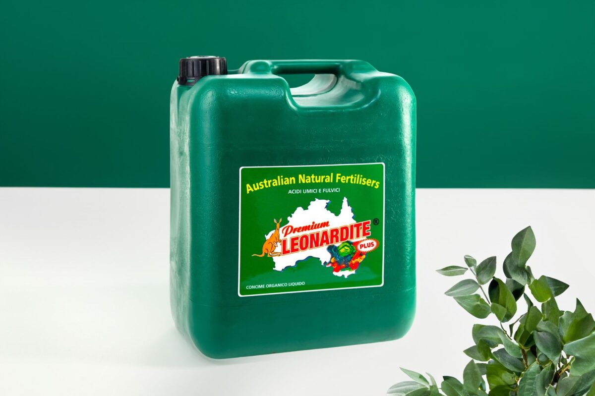 Leonardite Premium Plus - Concime liquido naturale con acidi umici e fulvici