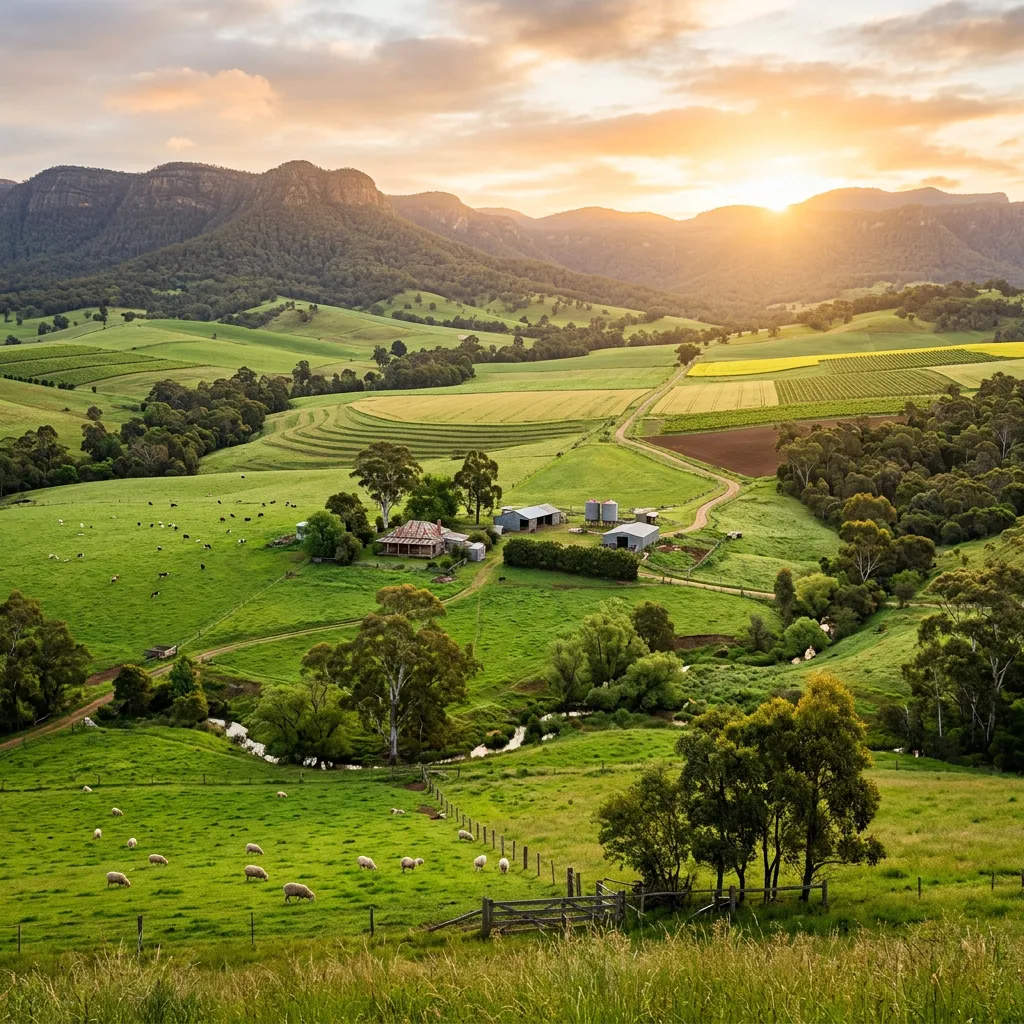 Australian Natural Fertilisers - Paesaggio agricolo incontaminato